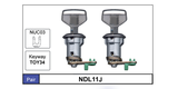 Door Locks pair NDL11J - Nice Products | Universal Auto Spares