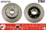 Brake Disc DF4273S - TRW