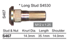 Wheel Stud S467 - Nice Products | Universal Auto Spares