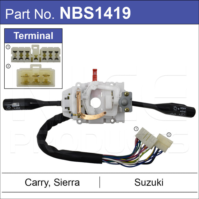 Blinker Switch NBS1419 - Nice Products | Universal Auto Spares