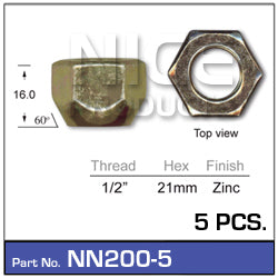 Wheel Nut NN200-5 - Nice Products | Universal Auto Spares