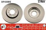 Brake Disc DF4308S - TRW