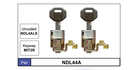 Door Locks pair NDL44A - Nice Products | Universal Auto Spares