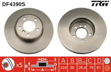 Brake Disc DF4390S - TRW