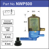Washer Pump NWP500 - Nice Products | Universal Auto Spares