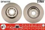 Brake Disc DF4415S - TRW
