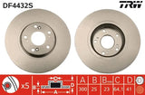 Brake Disc DF4432S - TRW