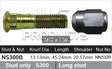 Stud & Nut NS300B - Nice Products | Universal Auto Spares