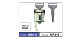 Ignition Barrel NIB143 - Nice Products | Universal Auto Spares