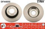 Brake Disc DF4460S - TRW