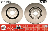 Brake Disc DF4478S - TRW