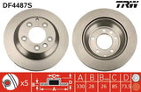 Brake Disc DF4487S - TRW