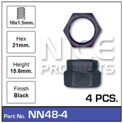 Hub-Nut NN48-4 - Nice Products | Universal Auto Spares
