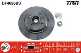 Brake Disc DF4690BS - TRW