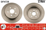 Brake Disc DF4728 - TRW