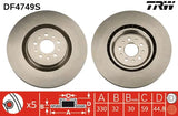 Brake Disc DF4749S - TRW