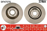 Brake Disc DF4757S - TRW