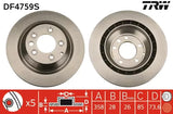 Brake Disc DF8759S - TRW