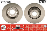 Brake Disc DF4760S - TRW