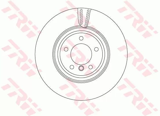 Brake Disc DF4775S - TRW