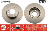 Brake Disc DF4801S - TRW