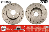 Brake Disc DF4813S - TRW