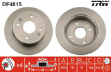 Brake Disc DF4815 - TRW