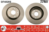 Brake Disc DF4828S - TRW