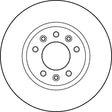 Brake Disc DF4848S - TRW
