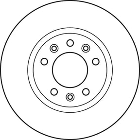 Brake Disc DF4848S - TRW