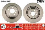 Brake Disc DF4854S - TRW