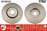 Brake Disc DF4855S - TRW