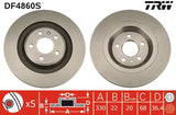 Brake Disc DF4860S - TRW