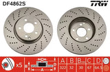 Brake Disc DF4862S - TRW