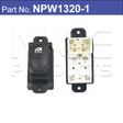 Power Window Switch NPW1320-1 - Nice Products | Universal Auto Spares
