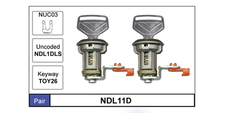 Door Locks pair NDL11D - Nice Products | Universal Auto Spares