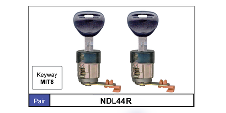 Door Locks pair (NLA) NDL44R - Nice Products | Universal Auto Spares