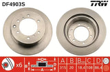 Brake Disc DF4903S - TRW