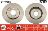 Brake Disc DF4928S - TRW