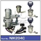 Lock set NIK204C - Nice Products | Universal Auto Spares