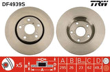 Brake Disc DF4939S - TRW