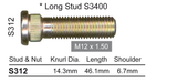 Wheel Stud S312 - Nice Products | Universal Auto Spares