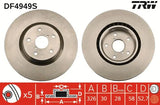 Brake Disc DF4949S - TRW