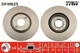 Brake Disc DF4962S - TRW