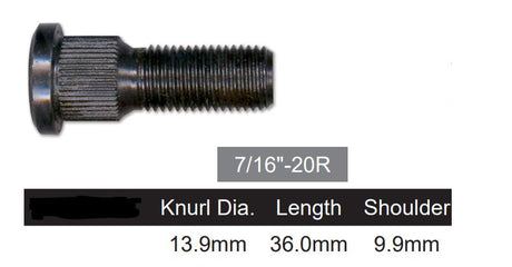 Wheel Stud S146 - Nice Products | Universal Auto Spares