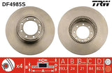 Brake Disc DF4985S - TRW