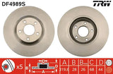 Brake Disc DF4989S - TRW