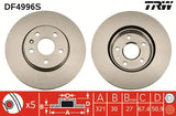 Brake Disc DF4996S - TRW