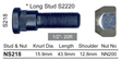 Stud & Nut NS218 - Nice Products | Universal Auto Spares