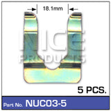 Retainer -U- NUC03-5 - Nice Products | Universal Auto Spares